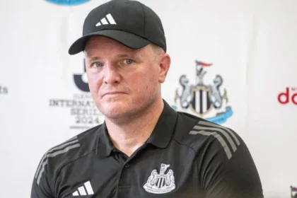Newcastle manager Eddie Howe admitted to hospital