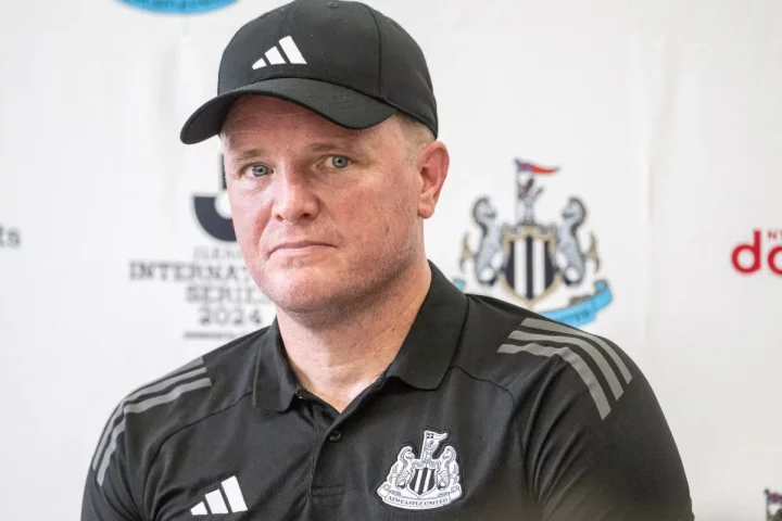 Newcastle manager Eddie Howe admitted to hospital